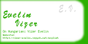 evelin vizer business card